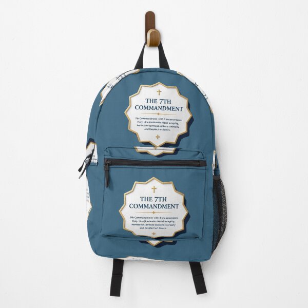 Item preview,  The 7th Commandment – 3D Holy Label,  designed and sold by PaintMeWorld.