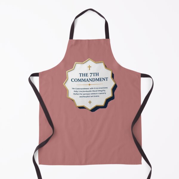 Item preview, The 7th Commandment – 3D Holy Label, designed and sold by PaintMeWorld.