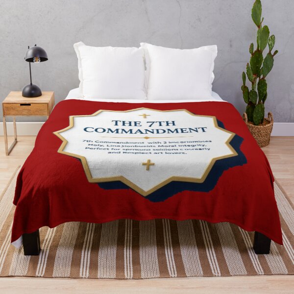 Item preview,  The 7th Commandment – 3D Holy Label,  designed and sold by PaintMeWorld.