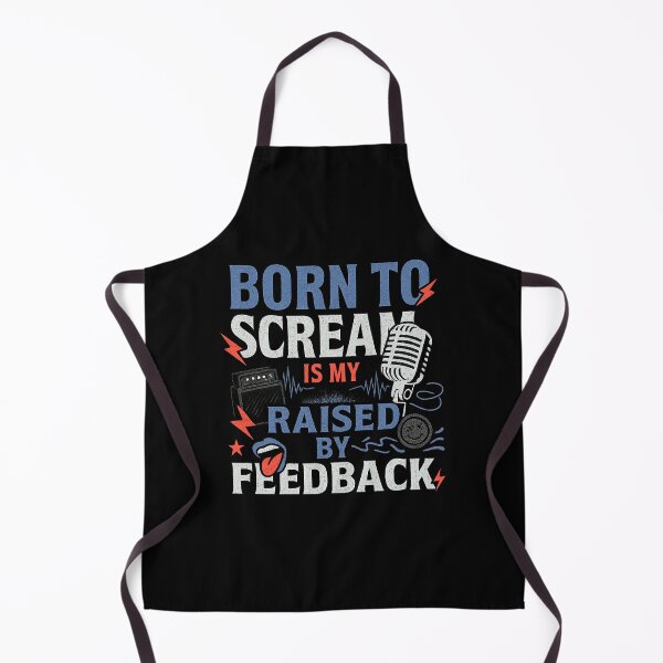 Item preview, Born to Scream – Raised by Feedback Rock Manifesto designed and sold by SanPedroArt.