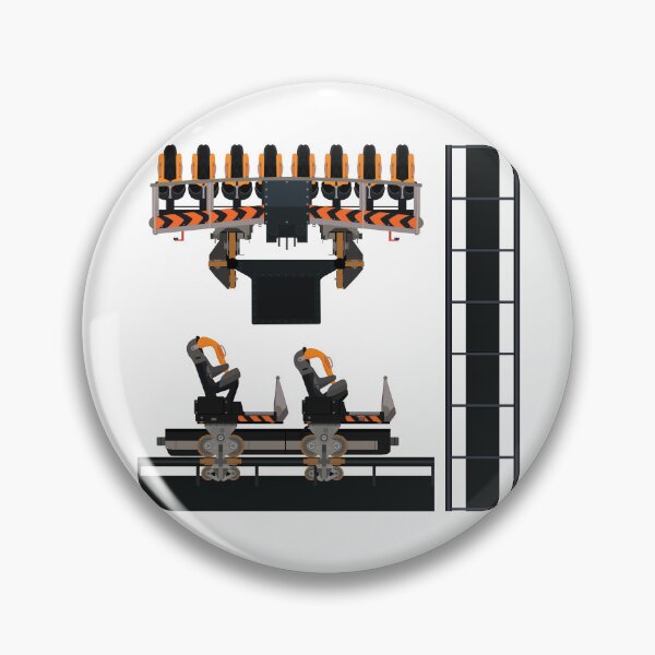 Item preview, Oblivion Alton Towers B&M Dive Coaster Train Design designed and sold by CoasterMerch.