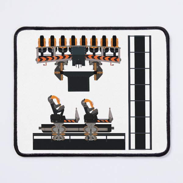 Item preview, Oblivion Alton Towers B&M Dive Coaster Train Design designed and sold by CoasterMerch.