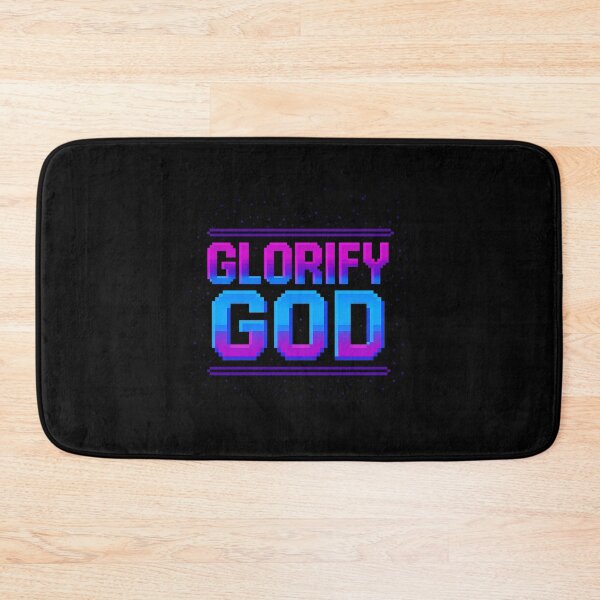 Artikelvorschau, Glorify God Retro Arcade Shirt | 90er Christlich Gaming | Pixel Art Glaube | Jesus Gamer entworfen und verkauft von Kostjani.