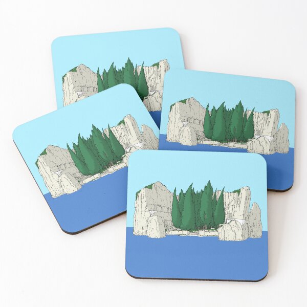 Item preview, the Isle of the Dead on a perfect day designed and sold by NomCouture.