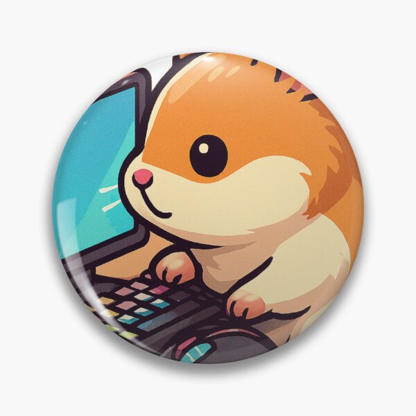Item preview, Hamster Gamer Setup, Tiny Gaming Station Design designed and sold by E.D.CH designs..