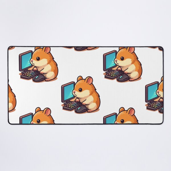 Item preview, Hamster Gamer Setup, Tiny Gaming Station Design designed and sold by E.D.CH designs..