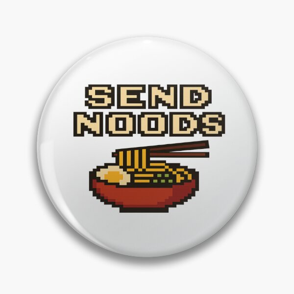 Item preview, Send Noods – Funny 8-Bit Ramen Bowl Pixel Art Design designed and sold by Beezy-Kneez.
