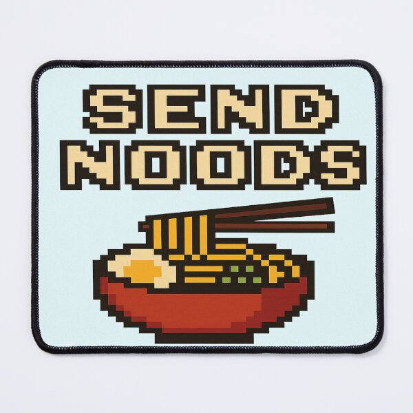 Item preview, Send Noods – Funny 8-Bit Ramen Bowl Pixel Art Design designed and sold by Beezy-Kneez.