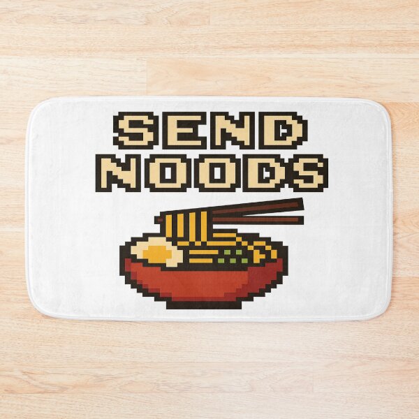 Item preview, Send Noods – Funny 8-Bit Ramen Bowl Pixel Art Design designed and sold by Beezy-Kneez.
