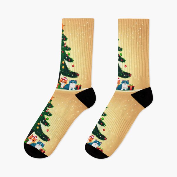 Item preview, Cat Christmas Trees – Happy Claws.  designed and sold by Zofia Sosnecka.