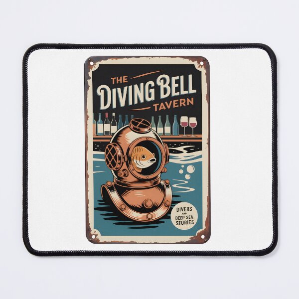 Item preview, The Diving Bell Tavern - retro metal plate advertising designed and sold by Museum Of Non-Existing Art.