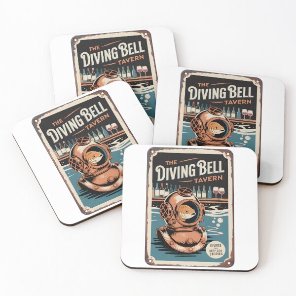 Item preview, The Diving Bell Tavern - retro metal plate advertising designed and sold by Museum Of Non-Existing Art.