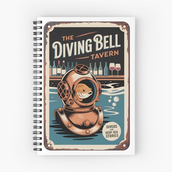 Item preview, The Diving Bell Tavern - retro metal plate advertising designed and sold by Museum Of Non-Existing Art.