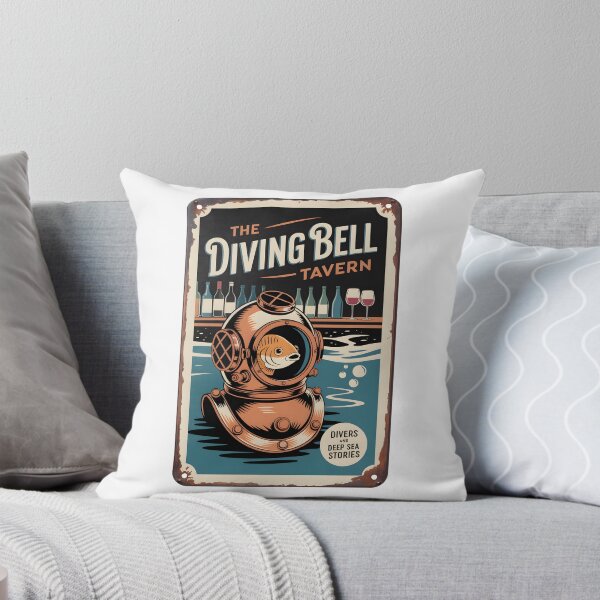 Item preview, The Diving Bell Tavern - retro metal plate advertising designed and sold by Museum Of Non-Existing Art.