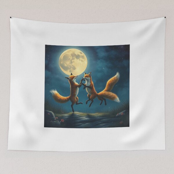 Item preview, Foxes dancing  designed and sold by Terry Collett.