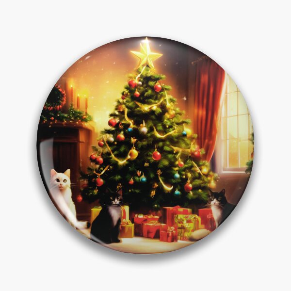 Item preview, Cat Christmas Trees – Happy Claws.  designed and sold by Zofia Sosnecka.
