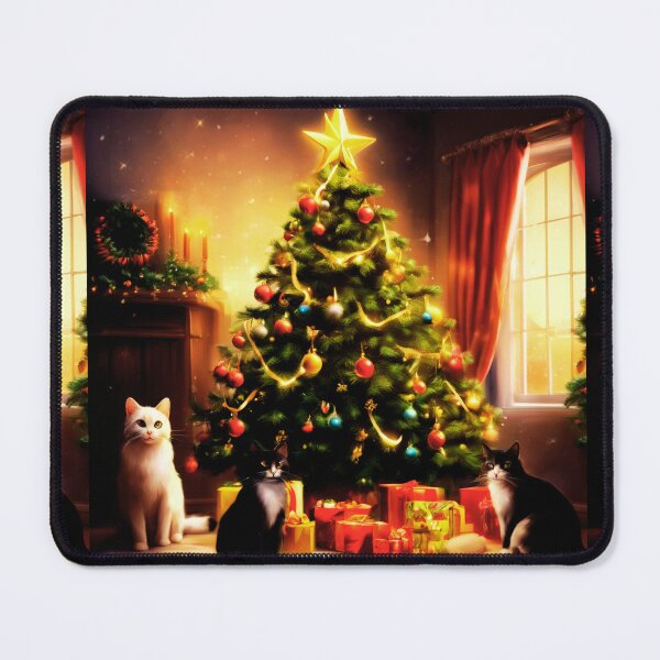 Item preview, Cat Christmas Trees – Happy Claws. designed and sold by Zofia Sosnecka.