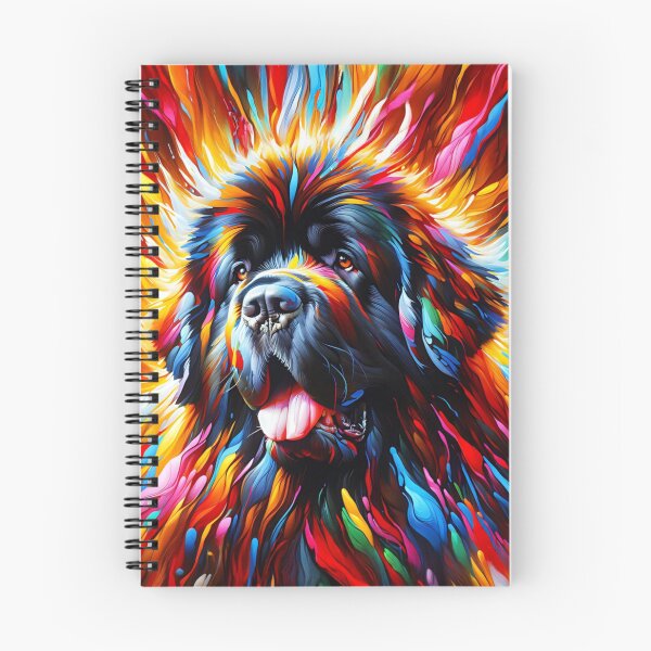 Item preview, Newfoundland Dog Portrait Acrylic Art Print Pet Portrait Gift for Newfie Lovers designed and sold by Puppy Puzzles Plus.