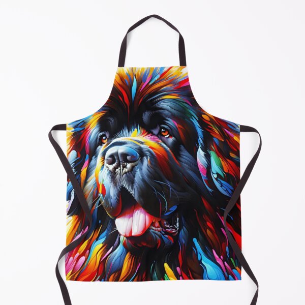 Item preview, Newfoundland Dog Portrait Acrylic Art Print Pet Portrait Gift for Newfie Lovers designed and sold by Puppy Puzzles Plus.