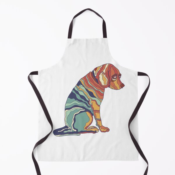 Item preview, Colorful sad dog designed and sold by nostakesart.