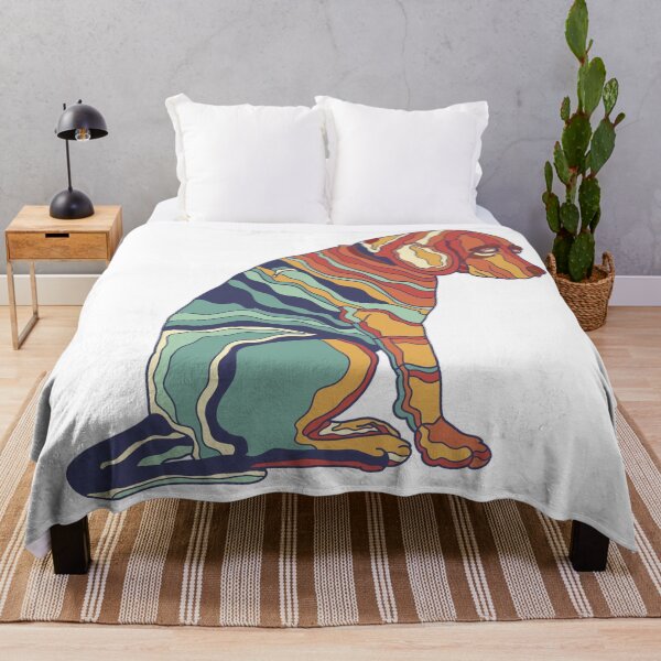 Item preview, Colorful sad dog designed and sold by nostakesart.
