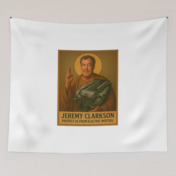 Item preview, Saint Clarkson - Save us from EVs !  designed and sold by kieran8793.
