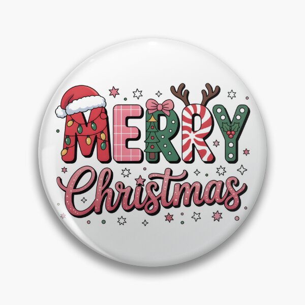 Item preview, Playful Merry Christmas Typography Design designed and sold by SoftStyleStudio ⭐⭐⭐.