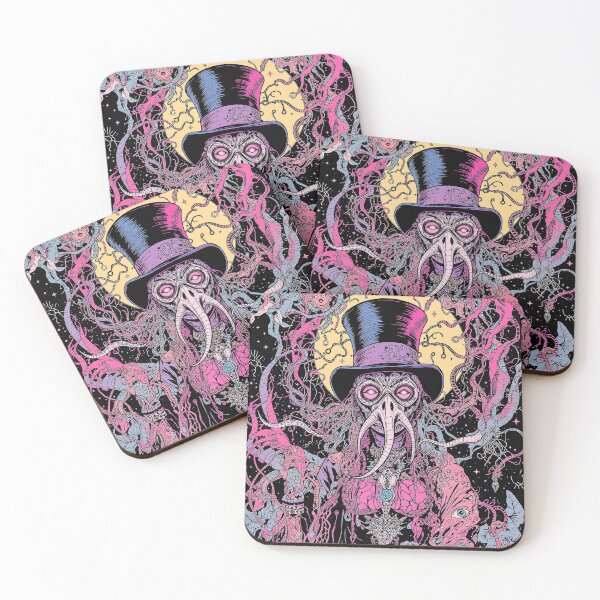 Item preview, Psychedelic Plague Doctor – Pastel Cosmic Horror Gothic Illustration designed and sold by dreamsagellc.