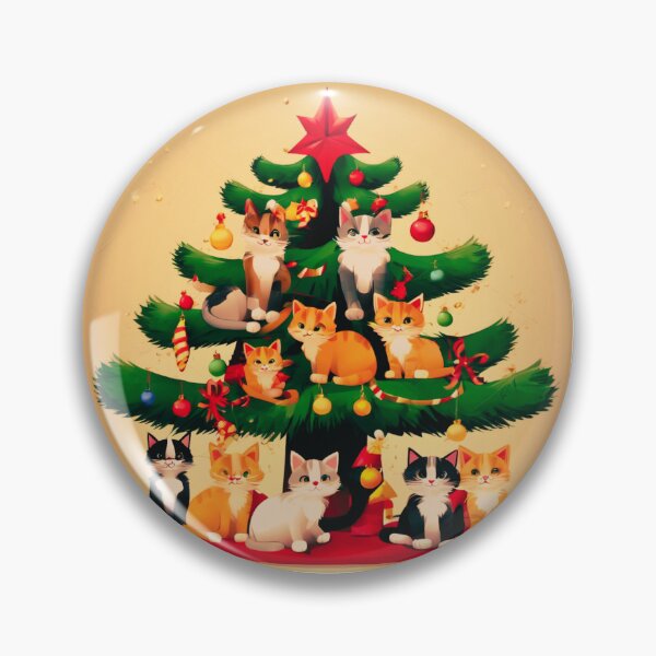 Item preview, Cat Christmas Trees – Happy Claws.  designed and sold by Zofia Sosnecka.