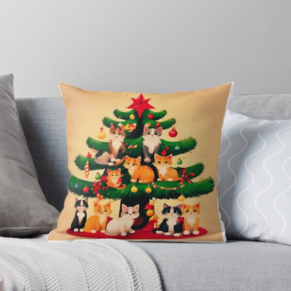 Item preview, Cat Christmas Trees – Happy Claws.  designed and sold by Zofia Sosnecka.