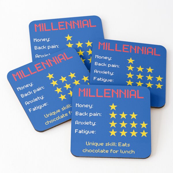 Item preview, Funny Millennial Rating Chart designed and sold by Pets & Memes & Stuff.