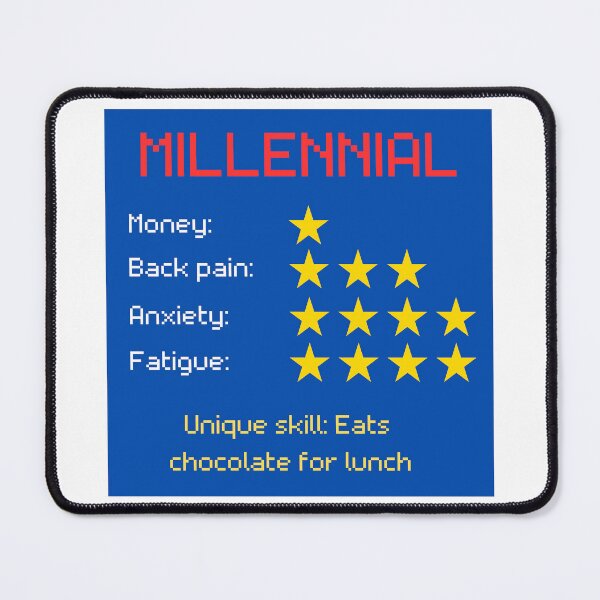 Item preview, Funny Millennial Rating Chart designed and sold by Pets & Memes & Stuff.