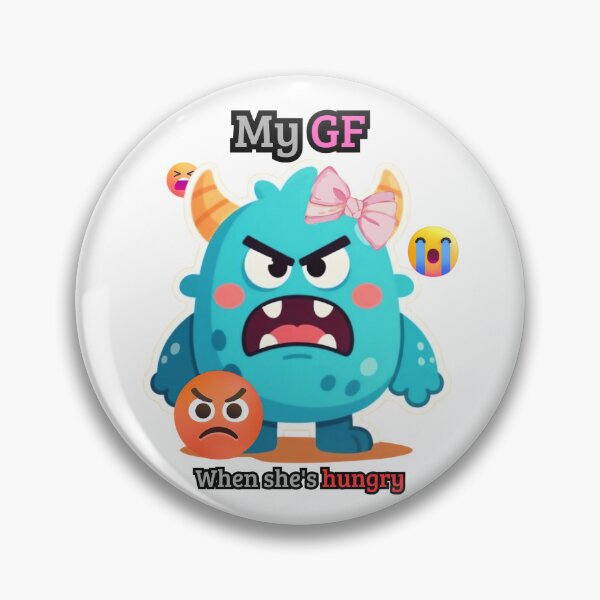 Item preview, Funny Hungry Girlfriend Monster Meme designed and sold by Pets & Memes & Stuff.