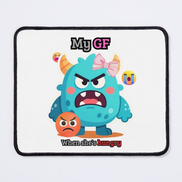Item preview, Funny Hungry Girlfriend Monster Meme designed and sold by Pets & Memes & Stuff.