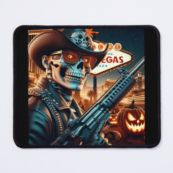 Item preview, Halloween Skeleton Cowboy Fury Blaze designed and sold by Voodoo Store Paranormal Collections.