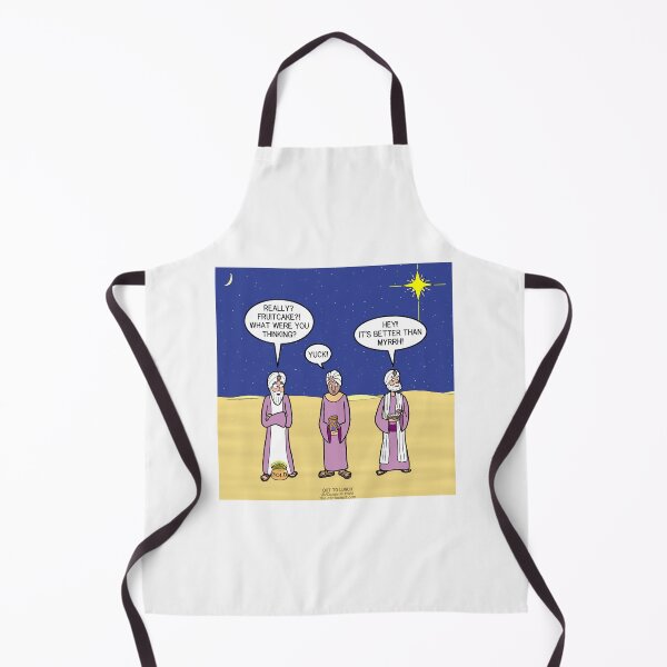 Item preview, Wisemen Bearing Fruitcake designed and sold by Out to Lunch Cartoons and More.