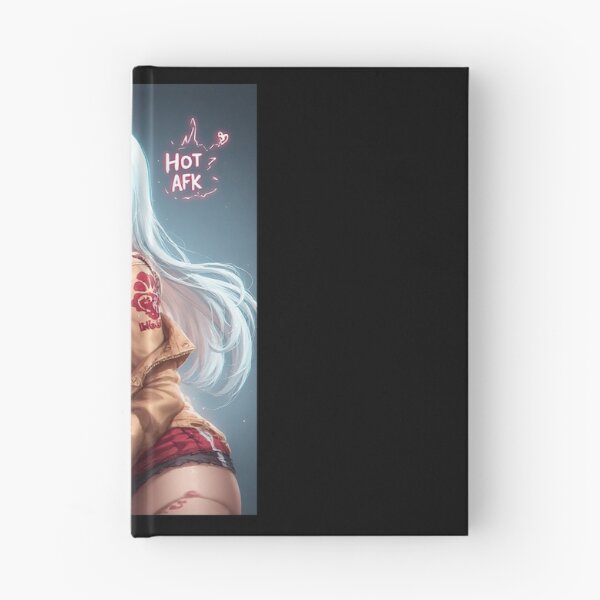 Aperçu de l'œuvre Hot AFK – Pin-up gameuse avec casque à oreilles de chat et chaise de jeu créée et vendue par Mark Mentzer.