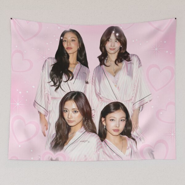 Artikelvorschau, Zweimal Kpop Momo, Jihyo, Tzuyu, Nayeon Zweimal Victoria Secret Show entworfen und verkauft von StarBunnyDesign.
