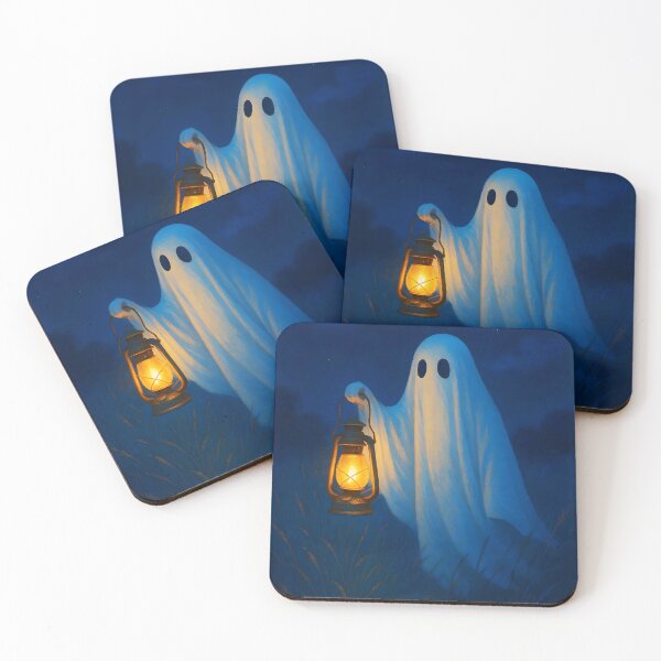 Item preview, Ghost Wandering the Night Field with a Lantern designed and sold by EmeraldeaArt.
