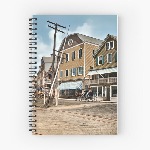 Item preview, Vintage Small Town Main Street - Early 20th Century Charm designed and sold by plugsnpixels.