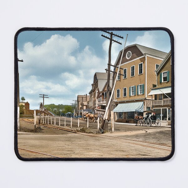 Item preview, Vintage Small Town Main Street - Early 20th Century Charm designed and sold by plugsnpixels.