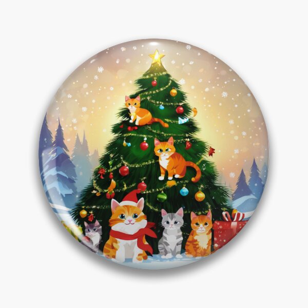 Item preview, Cat Christmas Trees – Happy Claws.  designed and sold by Zofia Sosnecka.