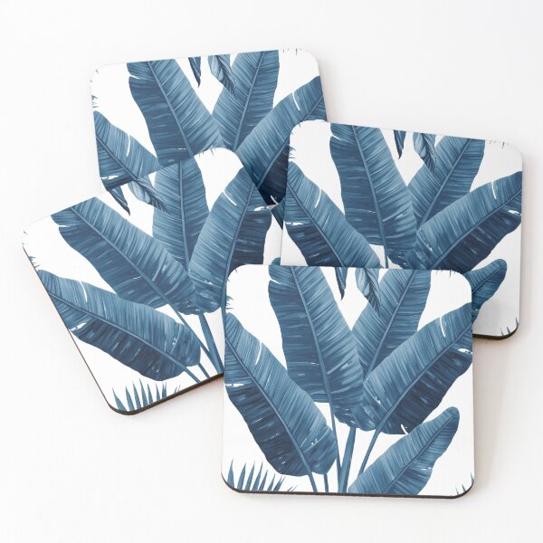 Item preview, blue leaf pattern designed and sold by saly55887.