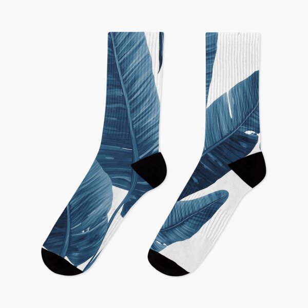 Item preview, blue leaf pattern designed and sold by saly55887.