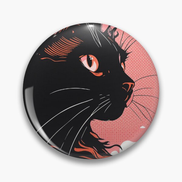 Item preview, Fire Spirit Cat – Mystical Black Cat with Flames Pastel Gothic Art designed and sold by dreamsagellc.