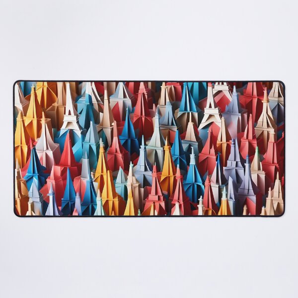 Item preview, Origami Art - Multiplicity of Eiffel Towers: A Parisian Icon Reimagined designed and sold by ArtfulFolds.