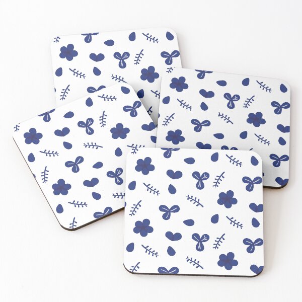 Item preview, Indigo Floral Pattern designed and sold by Jamildesign.
