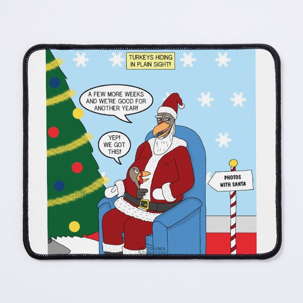 Item preview, Turkey Santa designed and sold by Out to Lunch Cartoons and More.