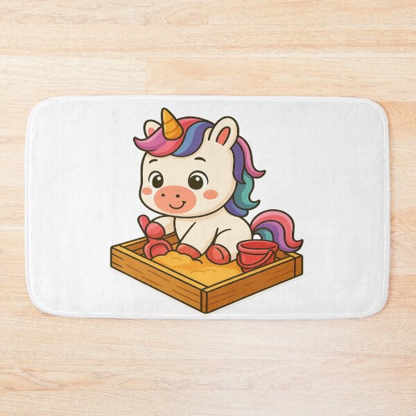 Item preview, Unicorn baby in the sandbox designed and sold by Mr.Epic - Shop.