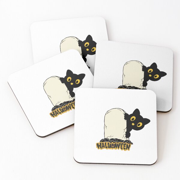 Item preview, Cute black kitten at cemetery  designed and sold by SeniorpopX.